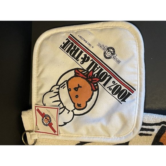VTG 1983 Bialosky Bear Kitchen ~ 1 Mitt, 1 Potholder, 1 Towel ~ 3 Pc. Set NWT - Picture 2 of 11